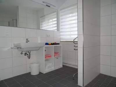 Ein Badezimmer in der Unterkunft Ferienwohnung Litterscheid