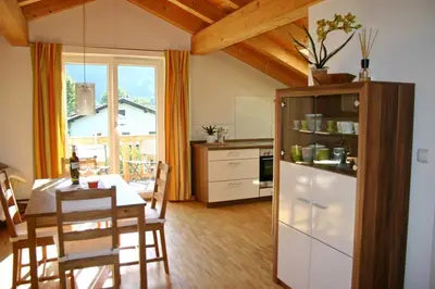 Küche/Küchenzeile in der Unterkunft Ferienwohnung Schmid Ursula