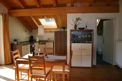 Küche/Küchenzeile in der Unterkunft Ferienwohnung Schmid Ursula