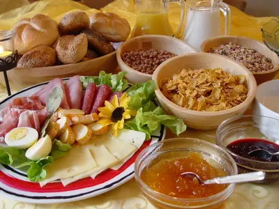 Essen im Hotel oder in der Nähe