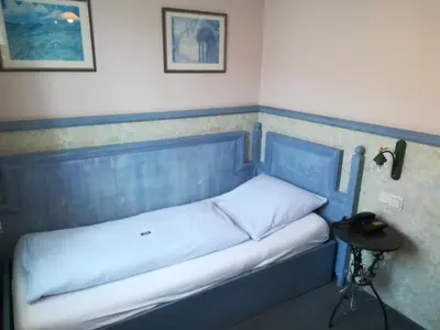 Ein Bett oder Betten in einem Zimmer der Unterkunft Gasthof Bogenrieder
