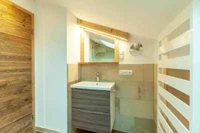 Ein Badezimmer in der Unterkunft Ferienwohnung Staffen