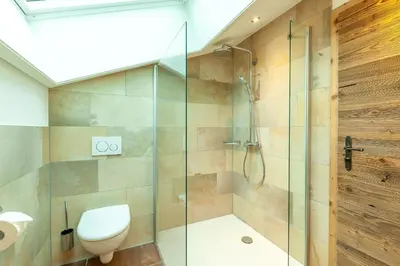 Ein Badezimmer in der Unterkunft Ferienwohnung Staffen