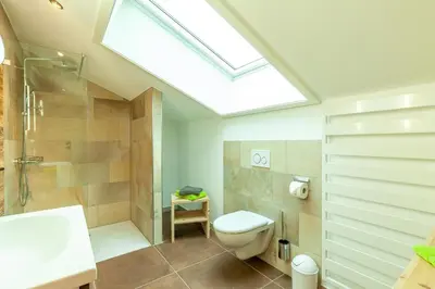 Ein Badezimmer in der Unterkunft Ferienwohnung Staffen