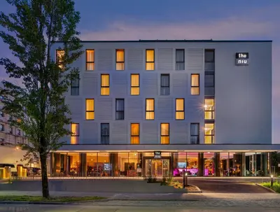 Das Gebäude in dem sich das Hotel befindet