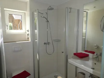 Ein Badezimmer in der Unterkunft Gästehaus Stahuber