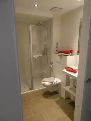 Ein Badezimmer in der Unterkunft Gästehaus Stahuber