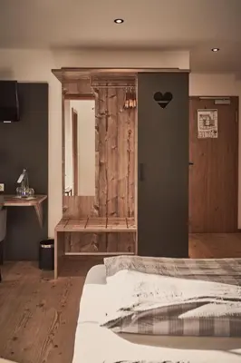 Ein Bett oder Betten in einem Zimmer der Unterkunft Rait´ner Wirt