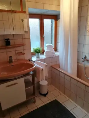 Ein Badezimmer in der Unterkunft Ferienwohnung Gärtner