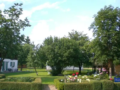 Ein Garten an der Unterkunft Pension Barbara
