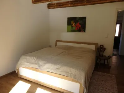 Ein Bett oder Betten in einem Zimmer der Unterkunft Amsel Haus
