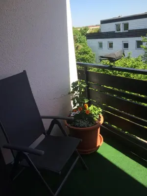 Ein Balkon oder eine Terrasse in der Unterkunft Ferienwohnung-in-Prien