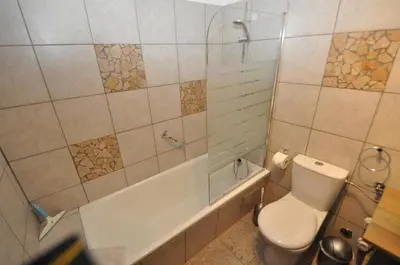 Ein Badezimmer in der Unterkunft Ferienwohnung-in-Prien