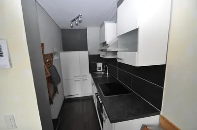 Küche/Küchenzeile in der Unterkunft Ferienwohnung-in-Prien