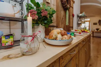 Essen in der Ferienwohnung oder in der Nähe