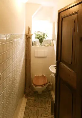 Ein Badezimmer in der Unterkunft Schatzl Hütte