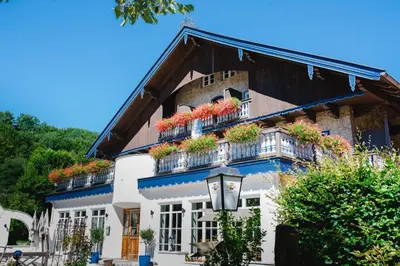 Das Gebäude in dem sich das Hotel befindet