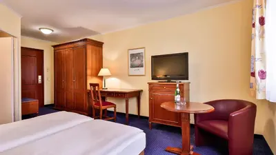 TV/Unterhaltungsangebot in der Unterkunft Dorint MARC AUREL Spa & Golf Resort