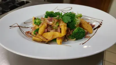 Essen im Hotel oder in der Nähe