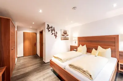 Ein Bett oder Betten in einem Zimmer der Unterkunft Hotel Ariadne