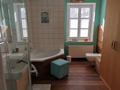 Ein Badezimmer in der Unterkunft Ferienwohnung Dausacker