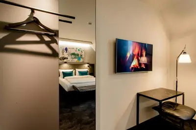 Ein Bett oder Betten in einem Zimmer der Unterkunft Motel One München-Haidhausen