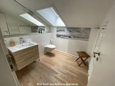 Ein Badezimmer in der Unterkunft Ferienhaus Alpenjuwel