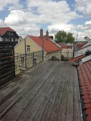 Das Gebäude in dem sich die Ferienwohnung befindet