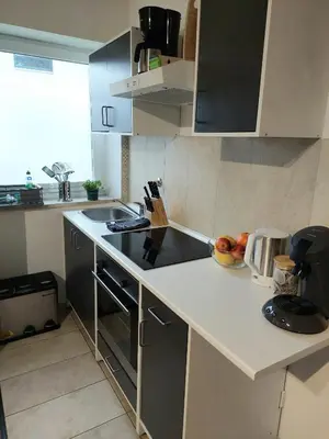 Küche/Küchenzeile in der Unterkunft Lech Appartement