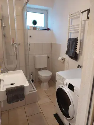 Ein Badezimmer in der Unterkunft Lech Appartement