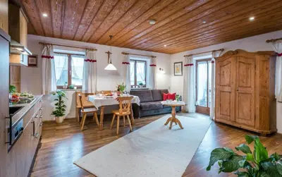 Ein Sitzbereich in der Unterkunft Wimmerhof