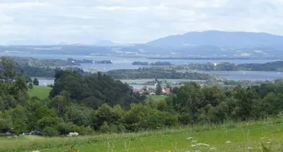 Naturlandschaft in der Nähe des Bauernhofs
