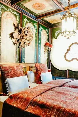 Ein Bett oder Betten in einem Zimmer der Unterkunft Atlas Grand Hotel