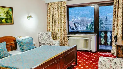 Ein Sitzbereich in der Unterkunft Atlas Grand Hotel