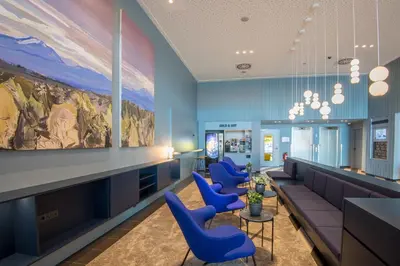 Ein Sitzbereich in der Unterkunft Stay2Munich Hotel & Serviced Apartments