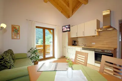 Küche/Küchenzeile in der Unterkunft Ferienwohnungen Bergerhof Zuhaus