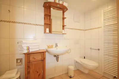 Ein Badezimmer in der Unterkunft Ferienwohnungen Bergerhof