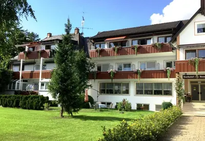 Das Gebäude in dem sich das Hotel befindet