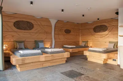Ein Bett oder Betten in einem Zimmer der Unterkunft Forstnerwirt hotel | stubn | biergarten