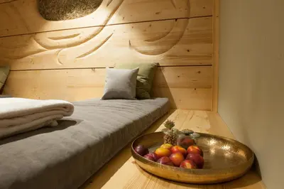 Ein Bett oder Betten in einem Zimmer der Unterkunft Forstnerwirt hotel | stubn | biergarten