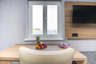 TV/Unterhaltungsangebot in der Unterkunft Hotel am See