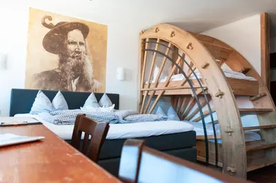 Ein Bett oder Betten in einem Zimmer der Unterkunft Landhotel & Gasthof Baiernrain