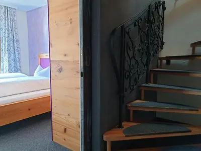 Ein Bett oder Betten in einem Zimmer der Unterkunft Haus Bergrausch