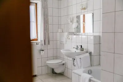 Ein Badezimmer in der Unterkunft Hotel Vogtareuther-Hof