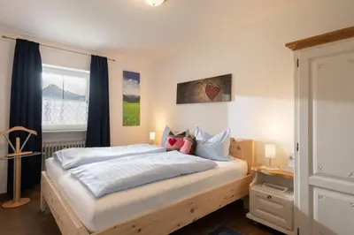 Ein Bett oder Betten in einem Zimmer der Unterkunft Bergschlössl Whg 10