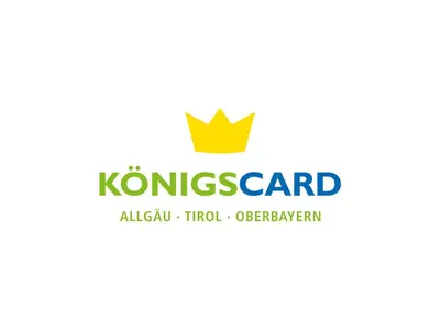 Ein Zertifikat, Auszeichnung, Logo oder anderes Dokument, das in der Unterkunft VILLA BERGAUF, Studio Apartment König Ludwig II Kini INKL KÖNIGSCARD !! ausgestellt ist