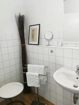 Ein Badezimmer in der Unterkunft Hotel Sonderborg