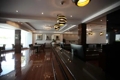 Ein Sitzbereich in der Unterkunft Hotel Starton am Ingolstadt Village
