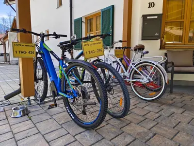 Radfahren an der Unterkunft Alphotel Ettal oder in der Nähe