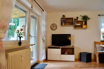 TV/Unterhaltungsangebot in der Unterkunft Ferienwohnung Ruhepol